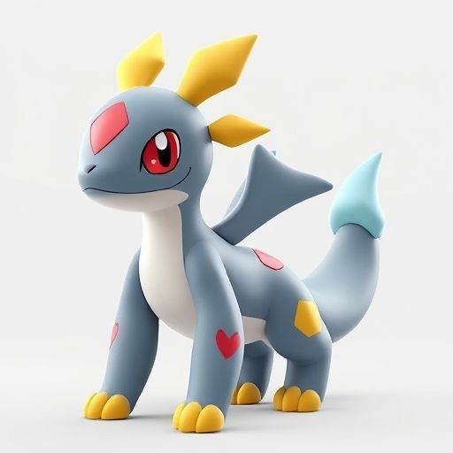 3D Render Pokemon Style