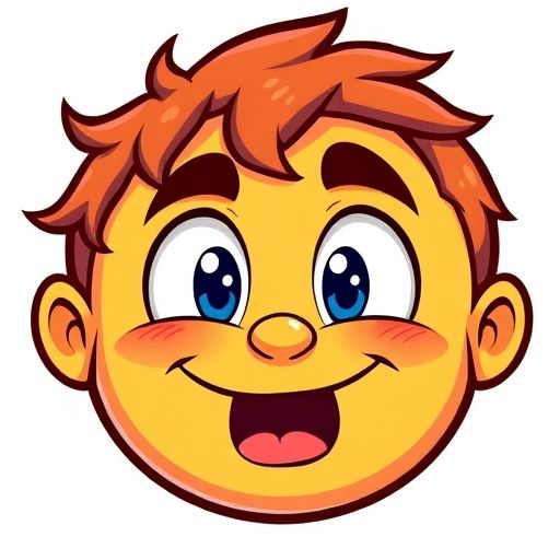 a cartoon of a boy