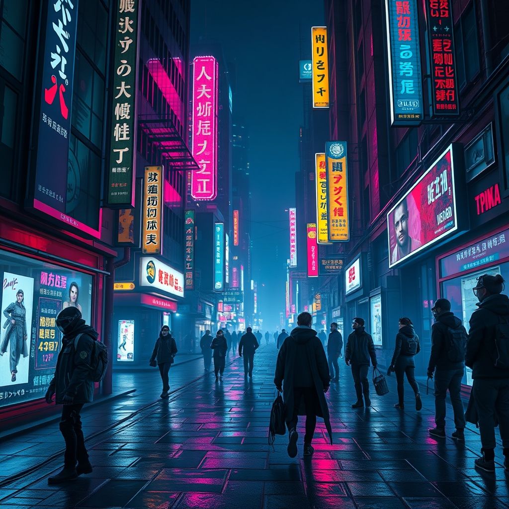 Cyberpunk style