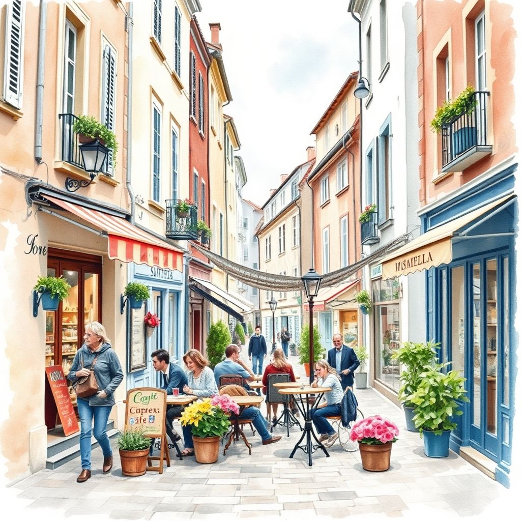 Watercolor style