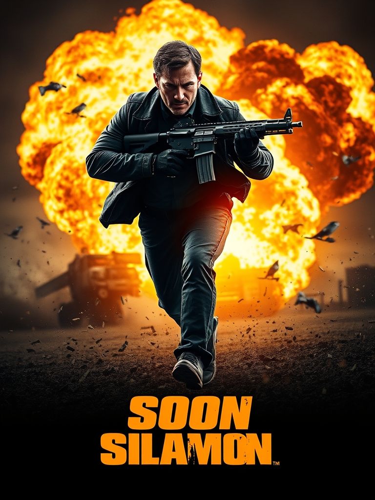 Action Movie Poster Style