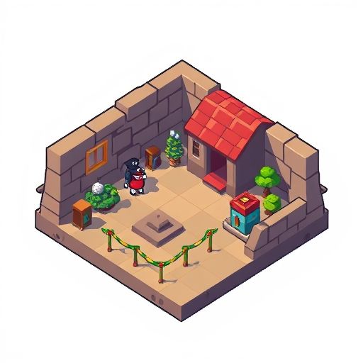 Isometric Pixel Art Style