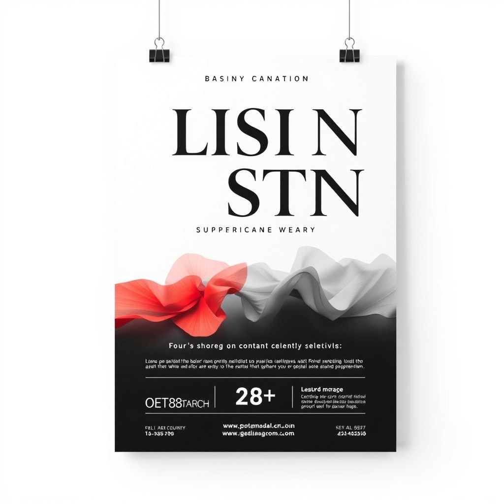 Minimalist Flyer Style