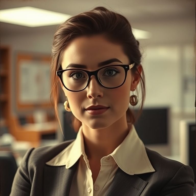 Vintage Headshot Style